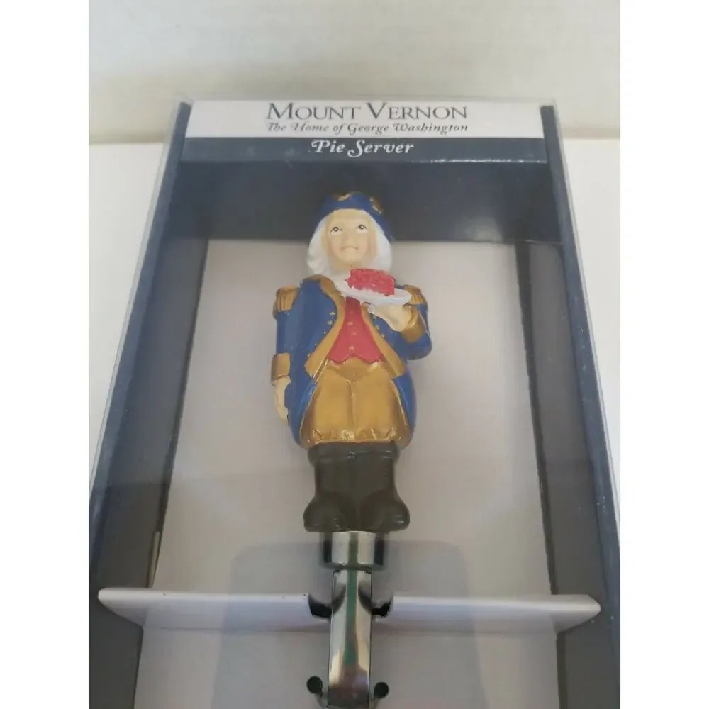 Mount Vernon The Home Of George Washington Pie Server-George Washington Handle